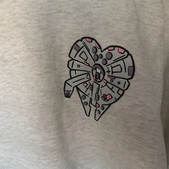 Disney Star Wars Spirit Jersey “Empire Strikes Back” I Love You - Picture 3 of 8